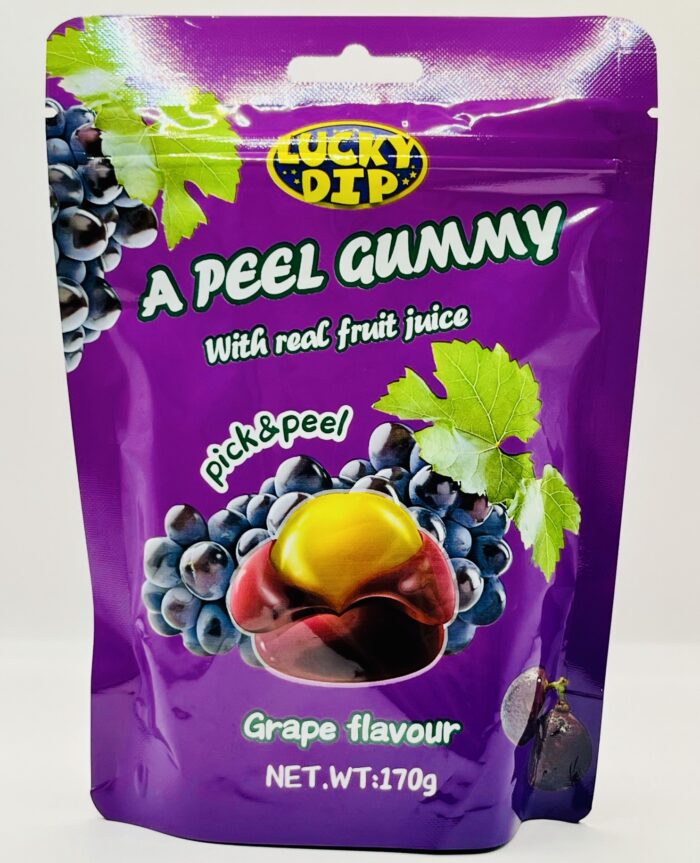 A Peel Gummy Grape